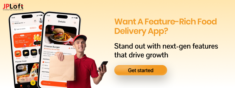 Create a Food Dellivery App CTA